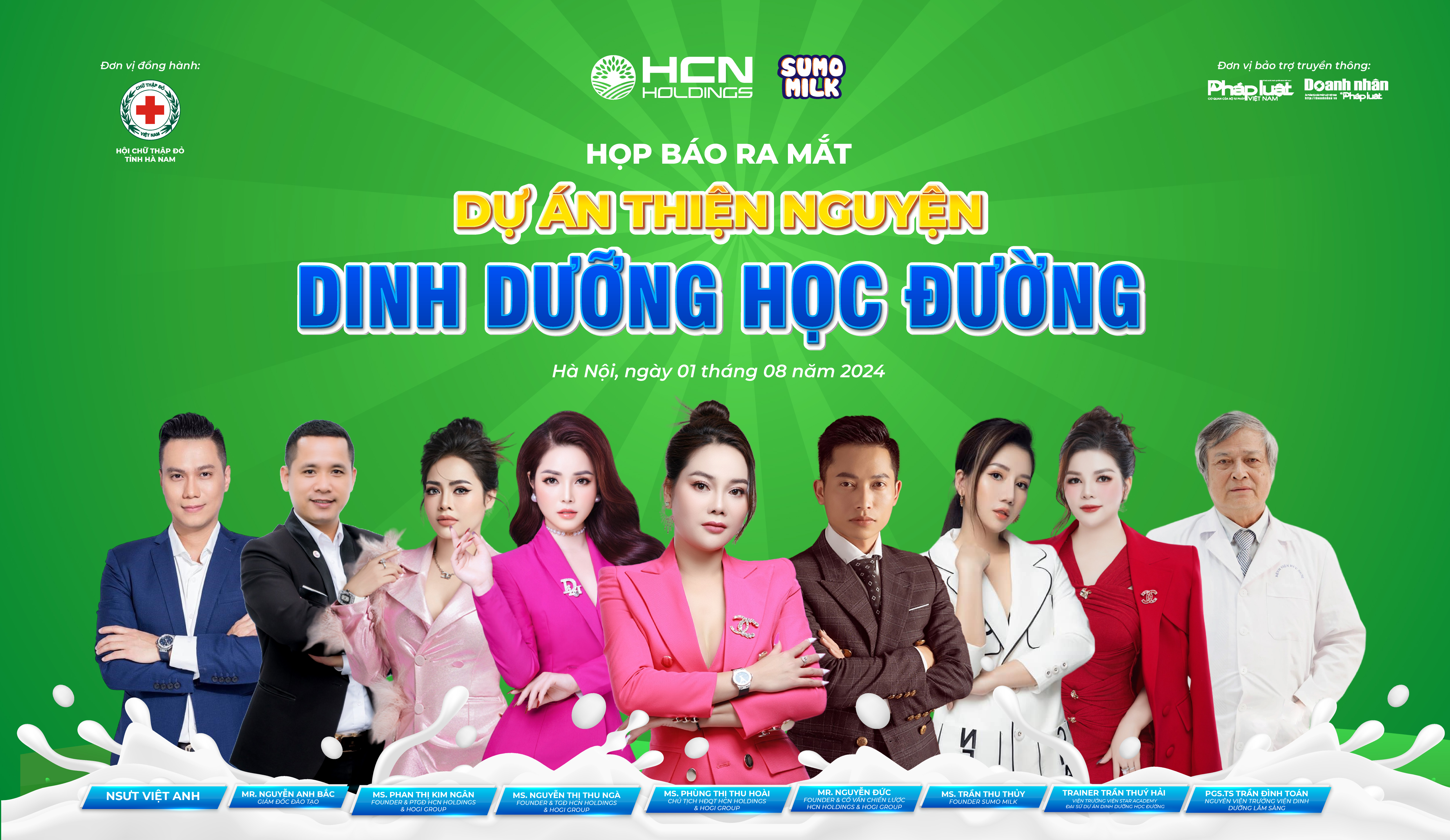 HCN HOLDINGS - HOGI GROUP RA MẮT DỰ ÁN THIỆN NGUYỆN [DINH DƯỠNG HỌC ĐƯỜNG]